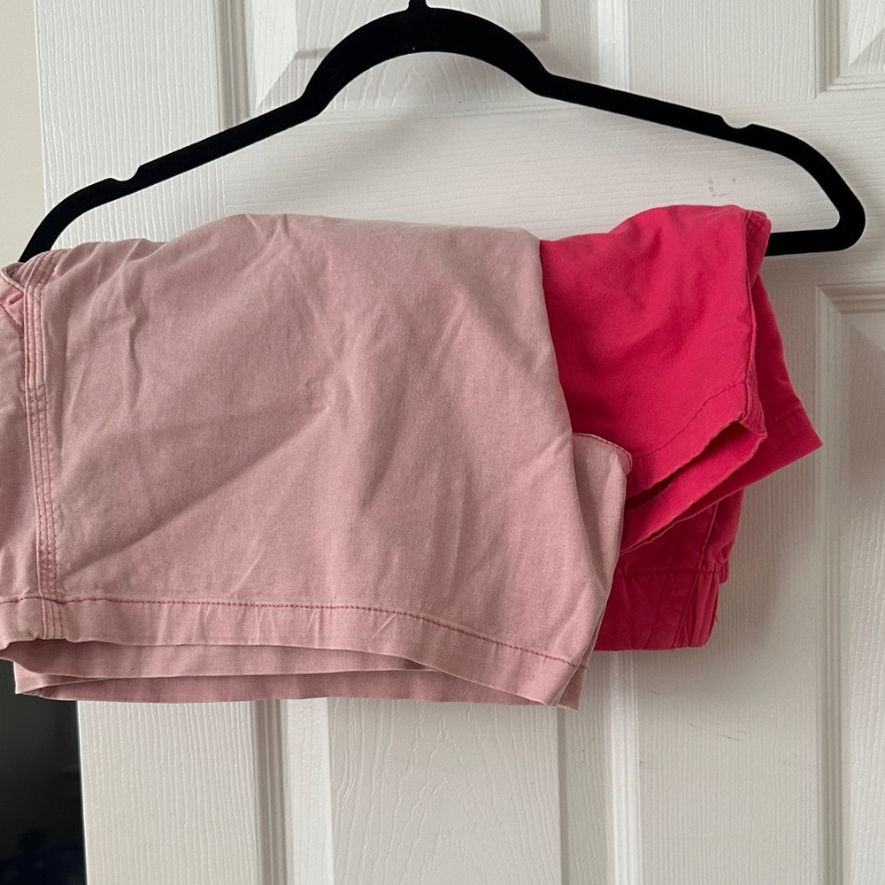 Old Navy Women's Skorts in Soft Pink and Bold Red